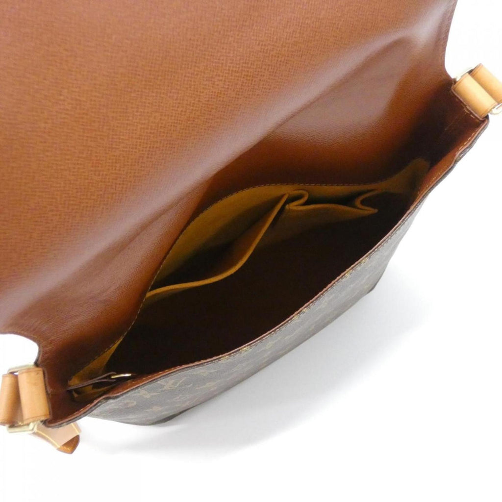 Louis Vuitton Marron Coated Canvas Shoulder Bag (Pre-Owned)
