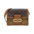 Louis Vuitton Marron Coated Canvas Shoulder Bag (Pre-Owned)