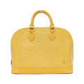 Louis Vuitton Yellow Leather Handbag (Pre-Owned)