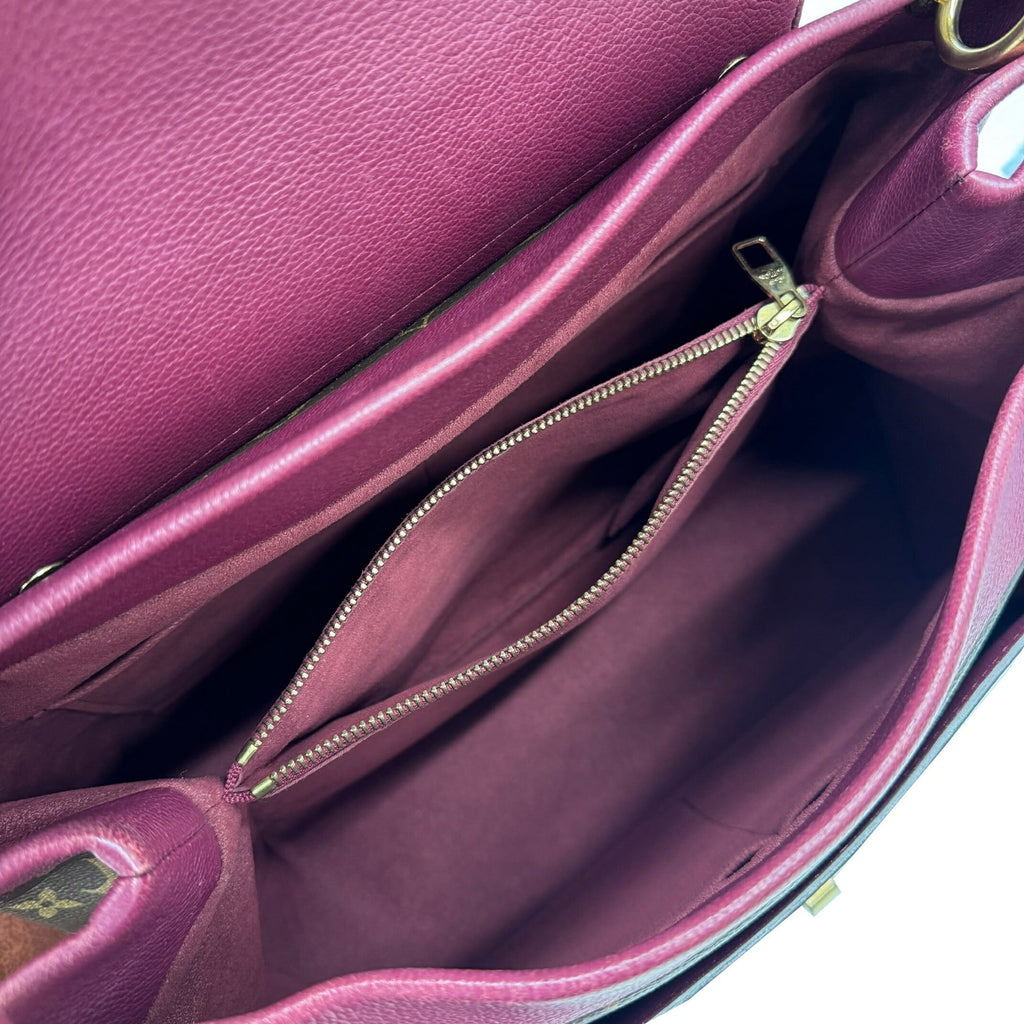 Louis Vuitton Bordeaux Brown Monogram Leather Handbag Tote Bag (Pre-Owned)
