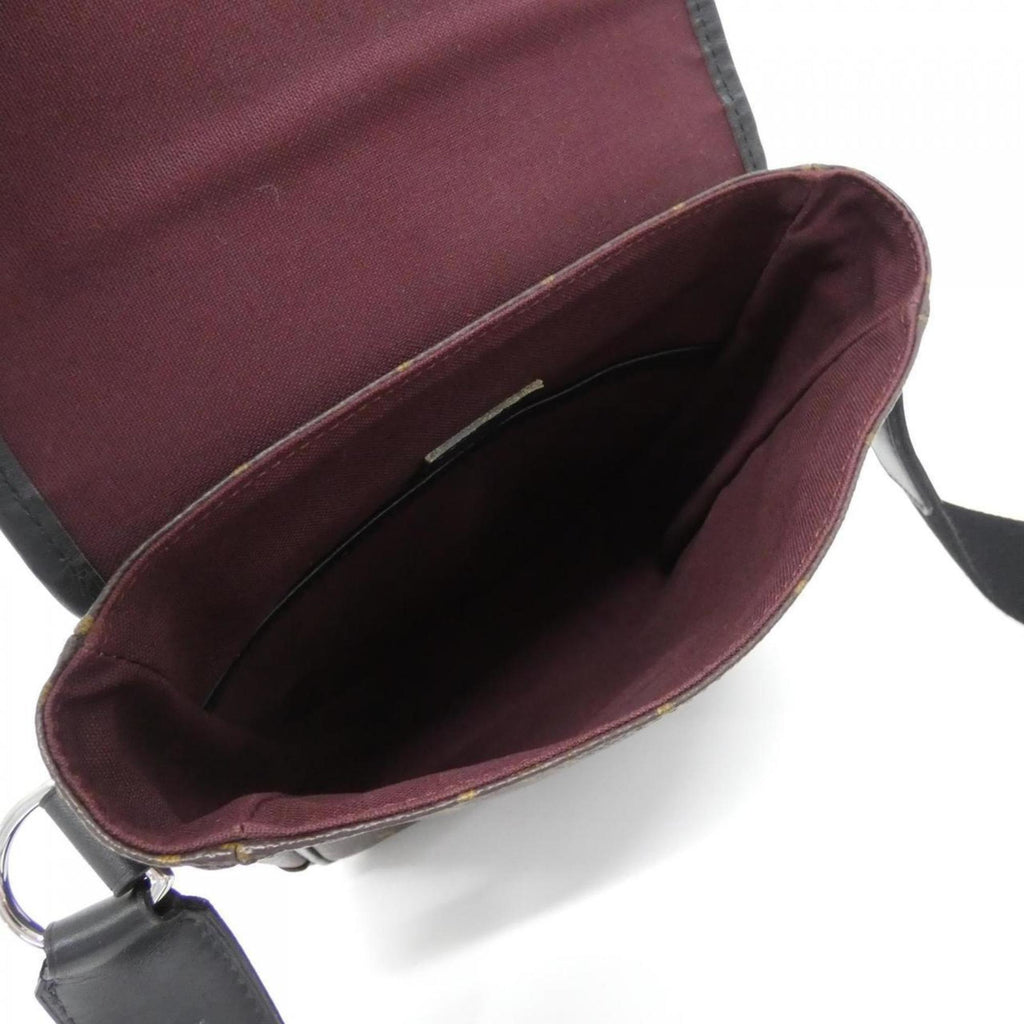 Louis Vuitton Marron Coated Canvas Shoulder Bag (Pre-Owned)