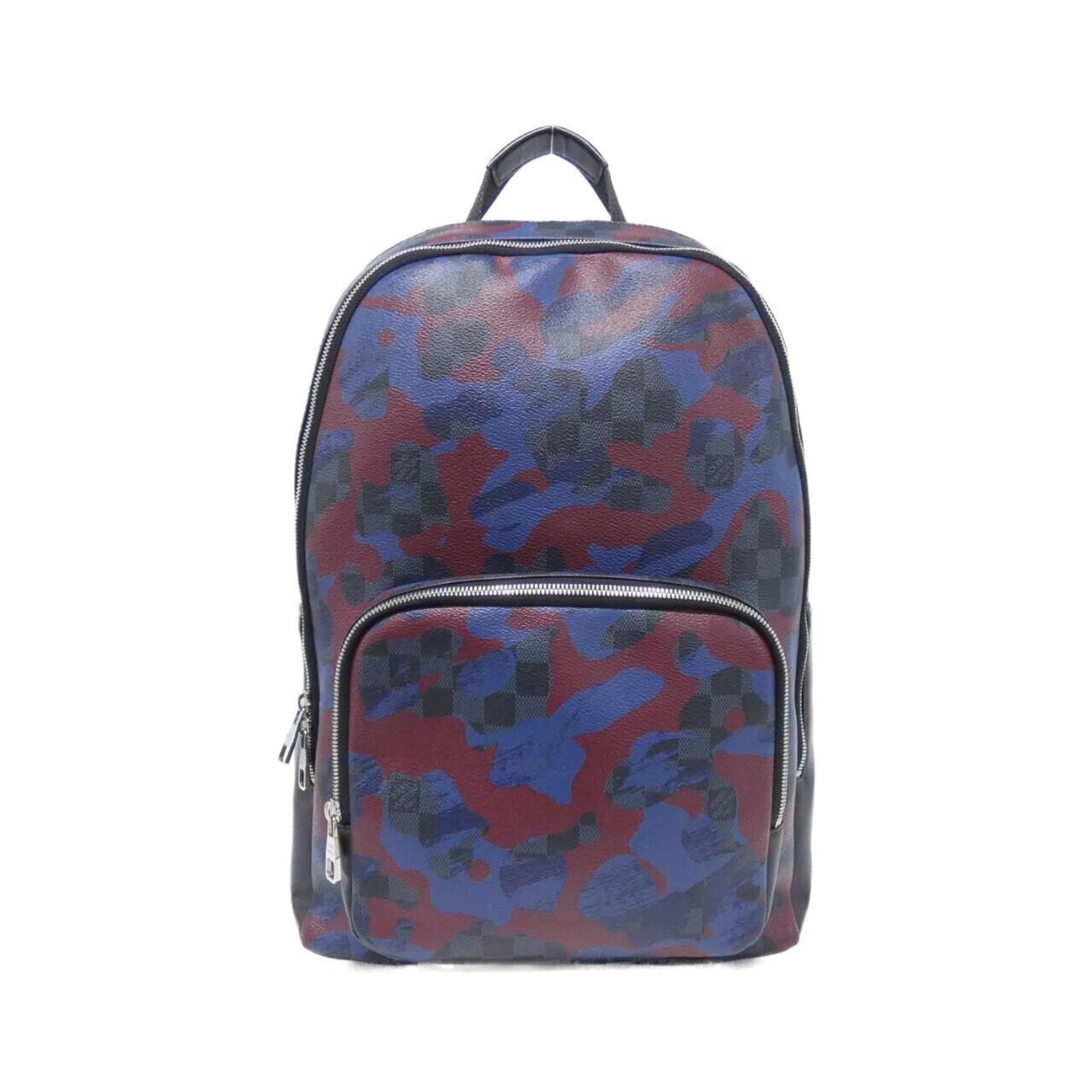 Louis Vuitton Bordeaux Coated Canvas Backpack (Pre-Owned)
