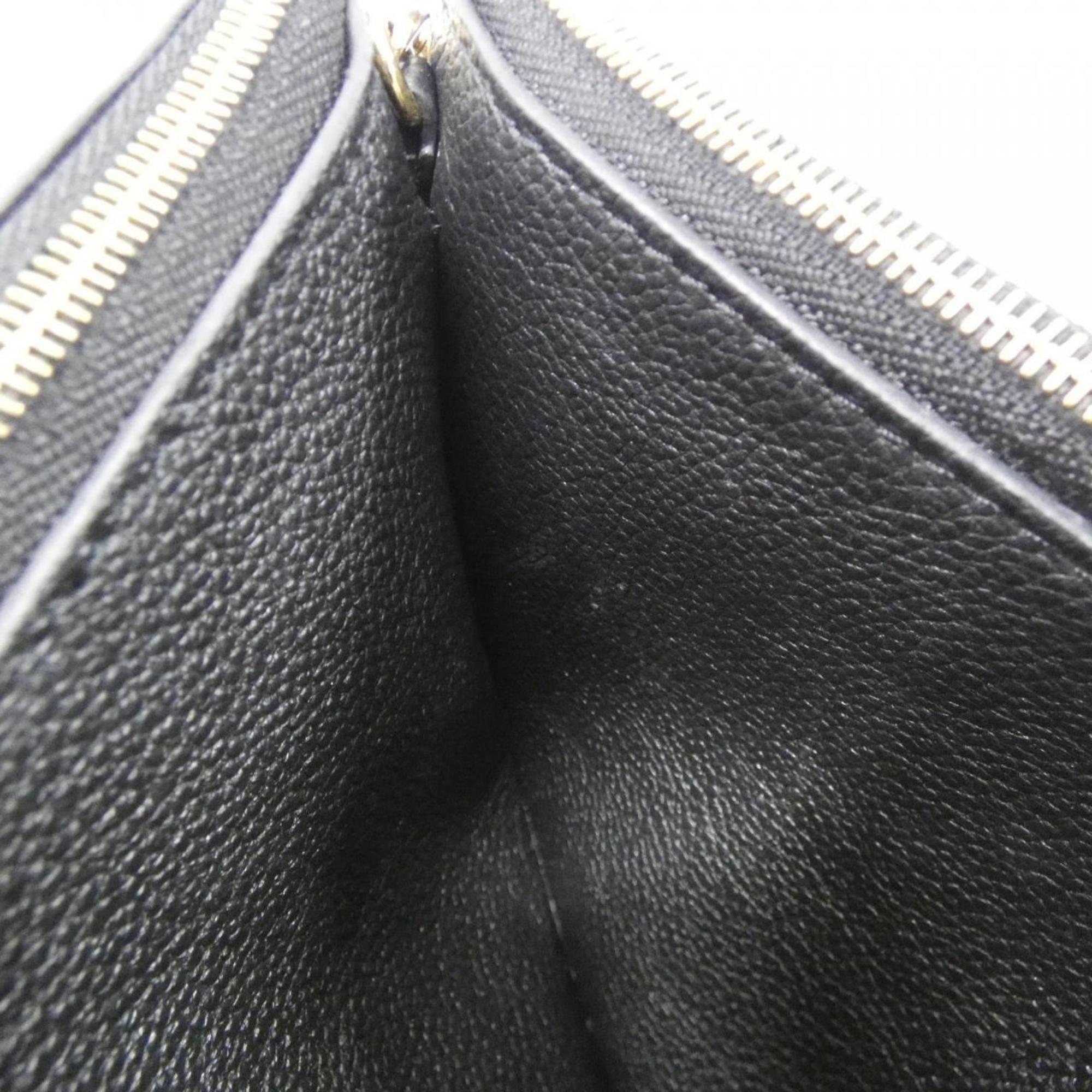 Louis Vuitton Black Leather Pochette Shoulder Bag (Pre-Owned)