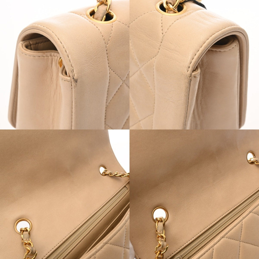 Vintage Diana Flap Bag Quilted Lambskin Medium