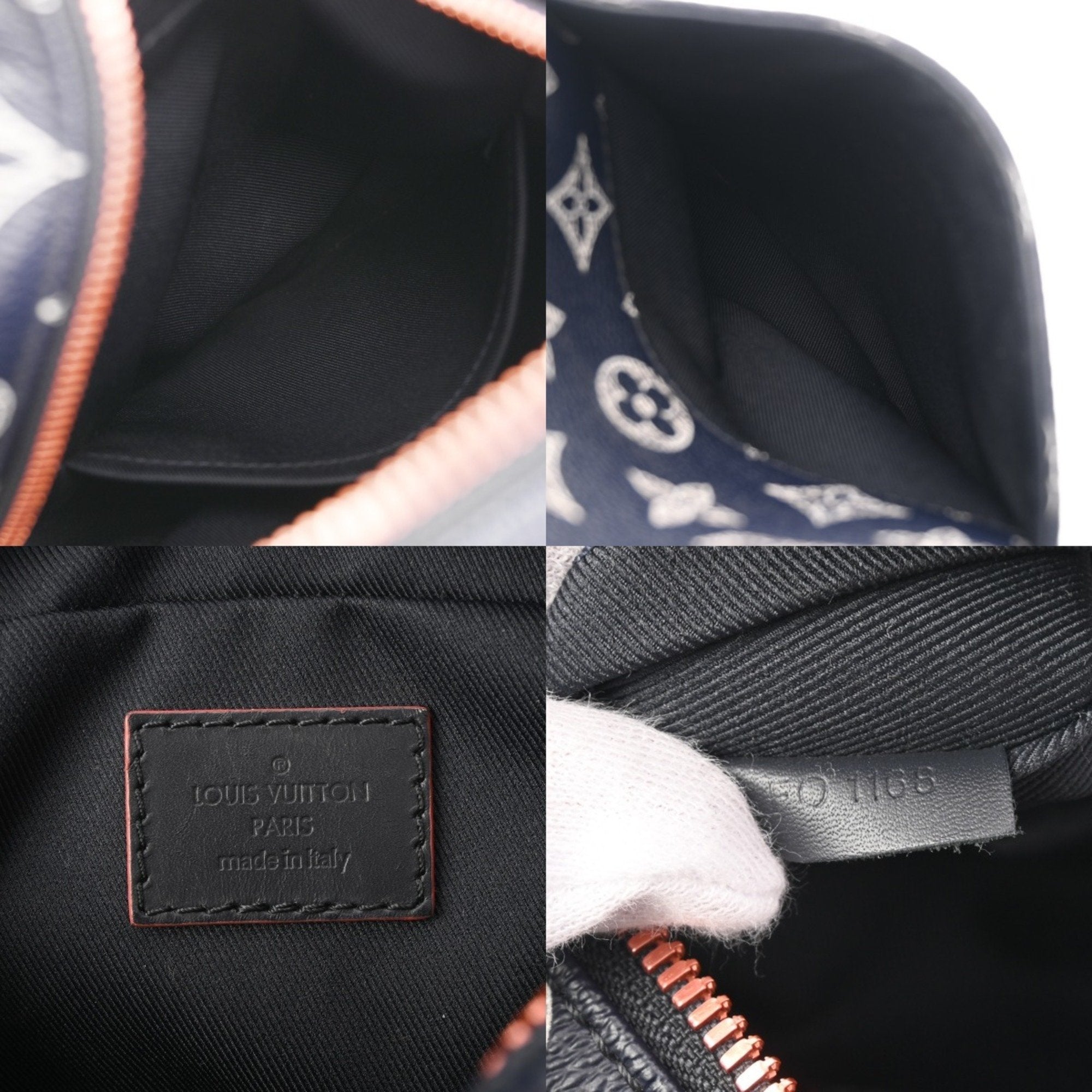 Louis Vuitton Navy Monogram Canvas Shoulder Bag (Pre-Owned)