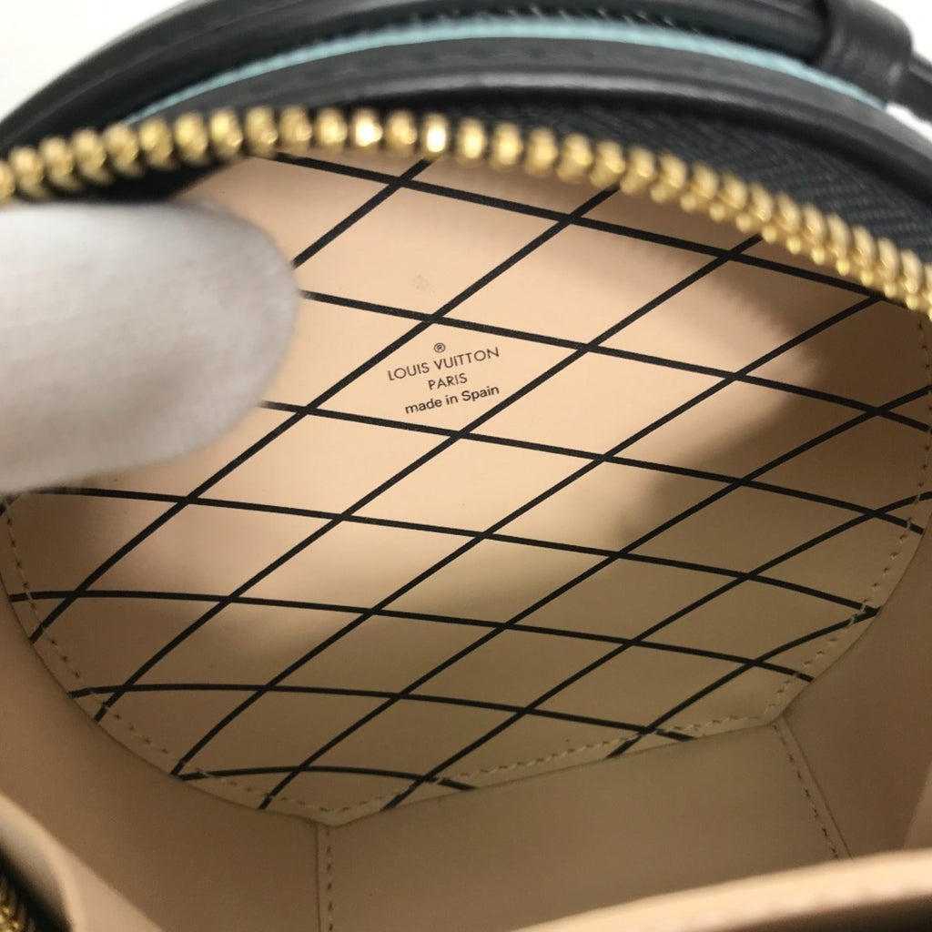 Louis Vuitton Blue Epi Leather Handbag Pouch Shoulder Bag (Pre-Owned)