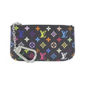 Louis Vuitton Black Coated Canvas Coin Purse/Coin Case (Pre-Owned)