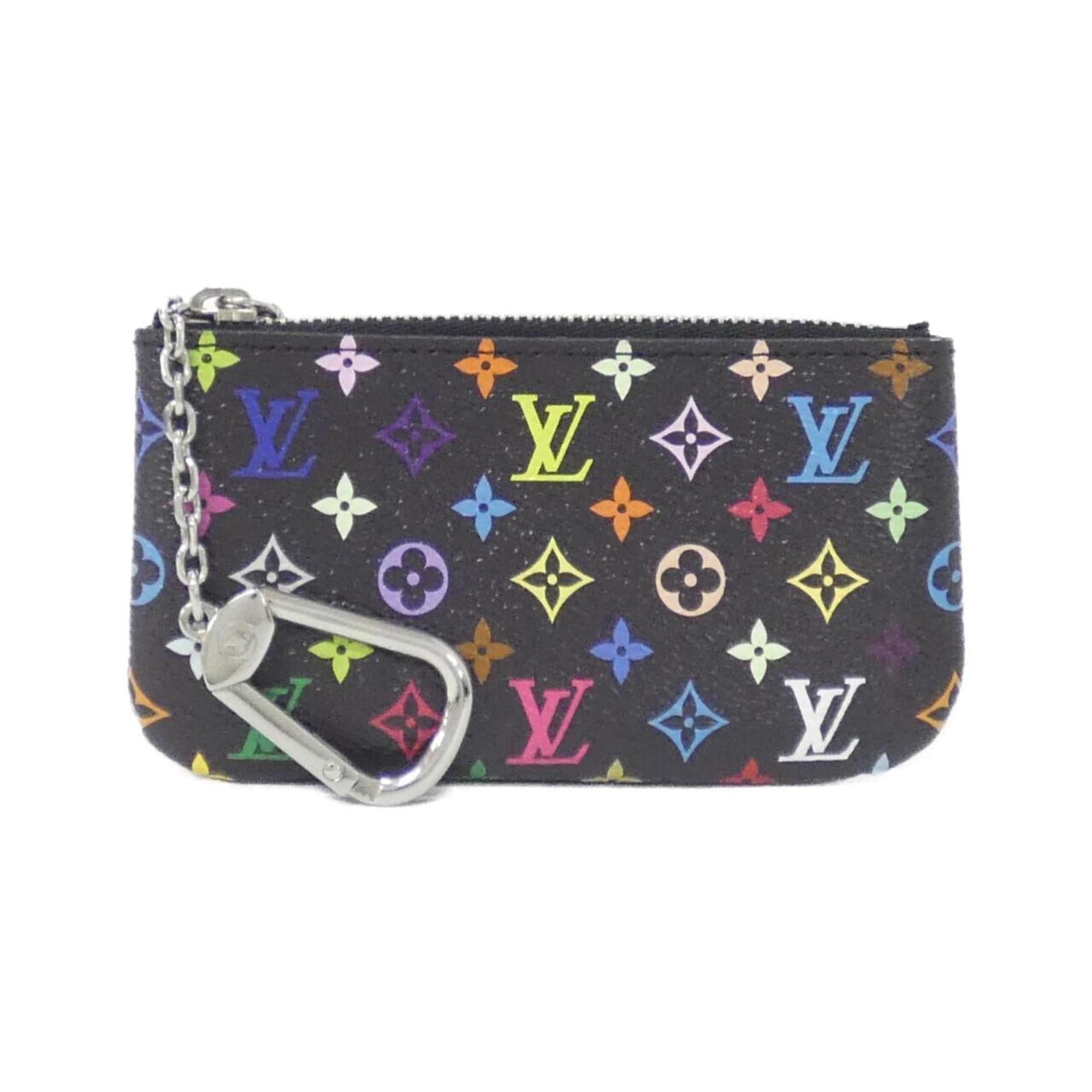 Louis Vuitton Black Coated Canvas Coin Purse/Coin Case (Pre-Owned)