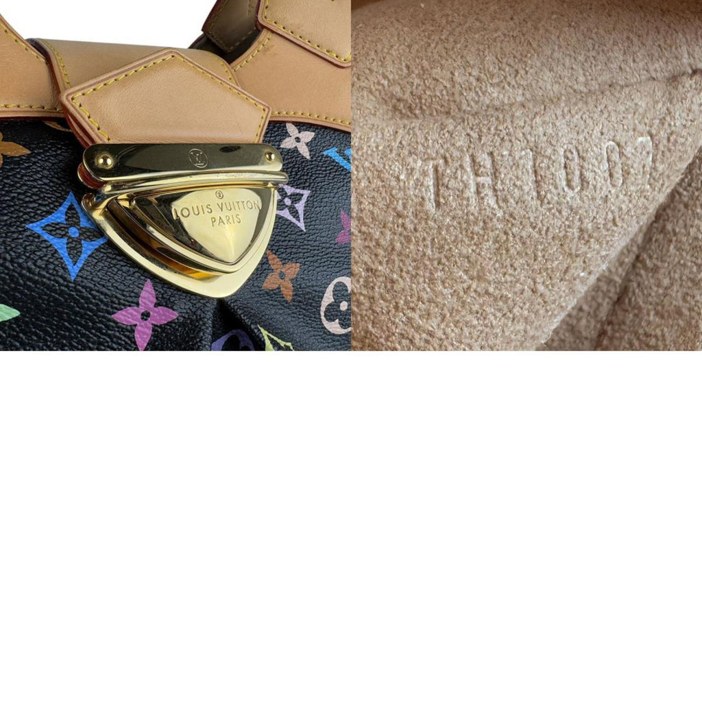 Louis Vuitton Multi-Color Noir Monogram Multicolore Handbag (Pre-Owned)