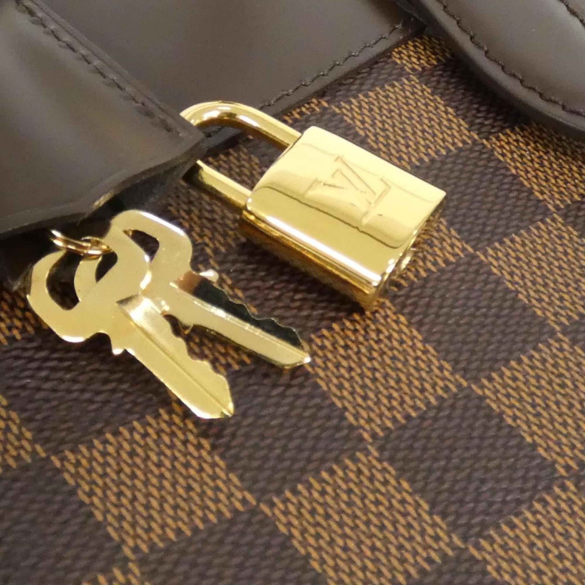 Louis Vuitton Brown Coated Canvas Shoulder Bag (Pre-Owned)