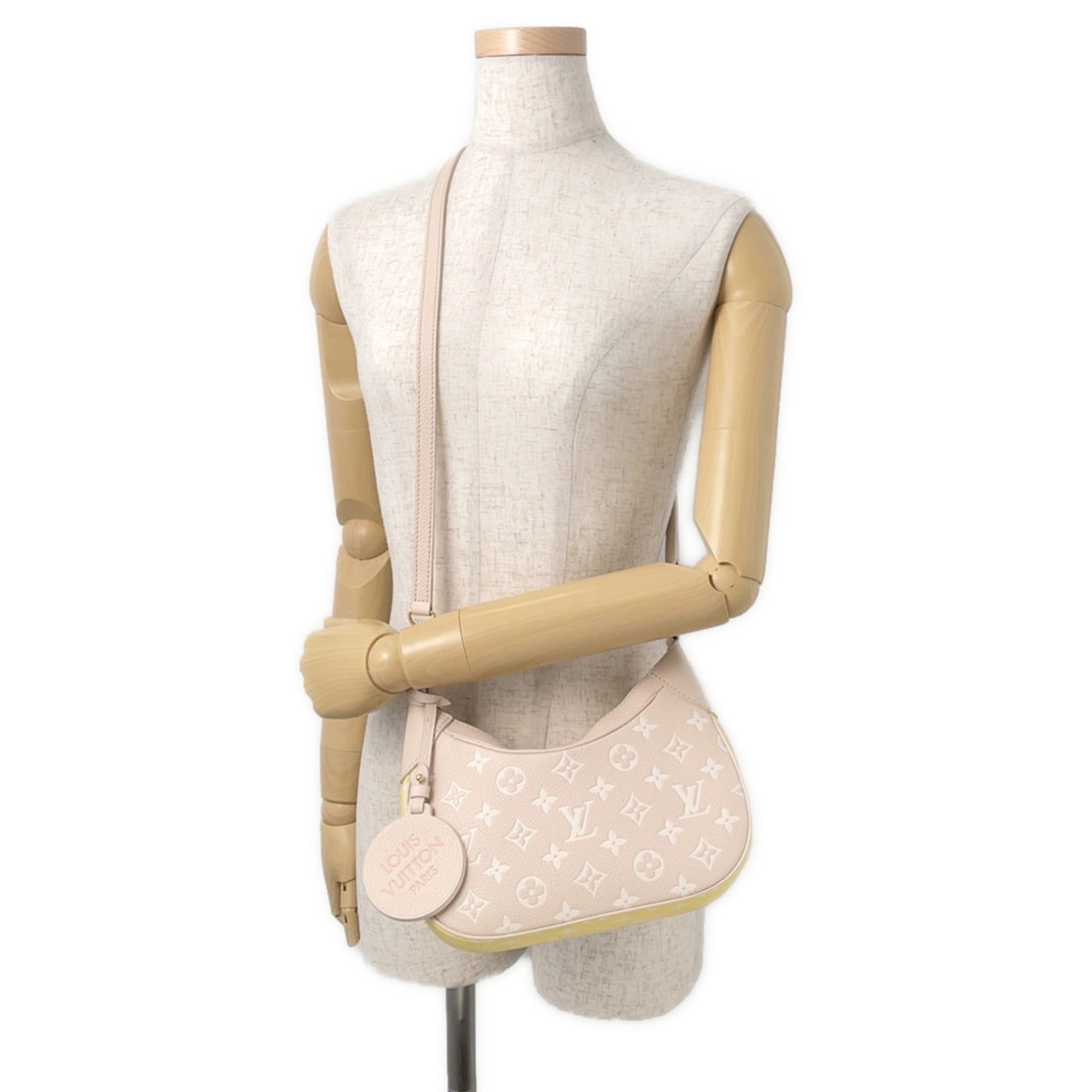 Louis Vuitton Beige Pink Yellow Monogram Empreinte Handbag Shoulder Bag (Pre-Owned)