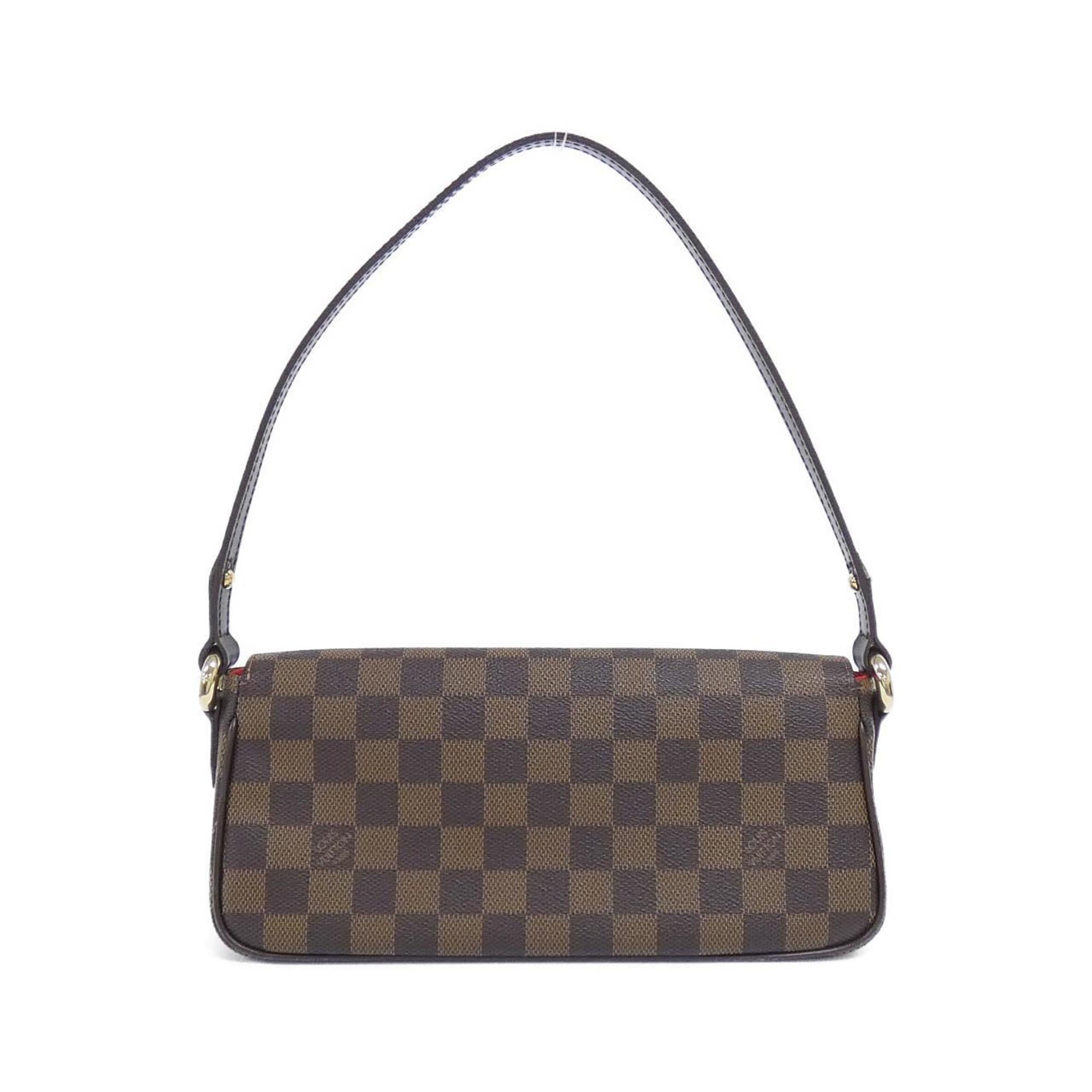 Louis Vuitton Damier Damier Canvas Ebene Damier Canvas Shoulder Bag (Pre-Owned)