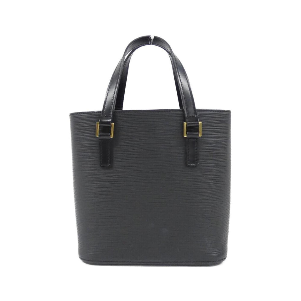 Louis Vuitton Black Leather Handbag (Pre-Owned)