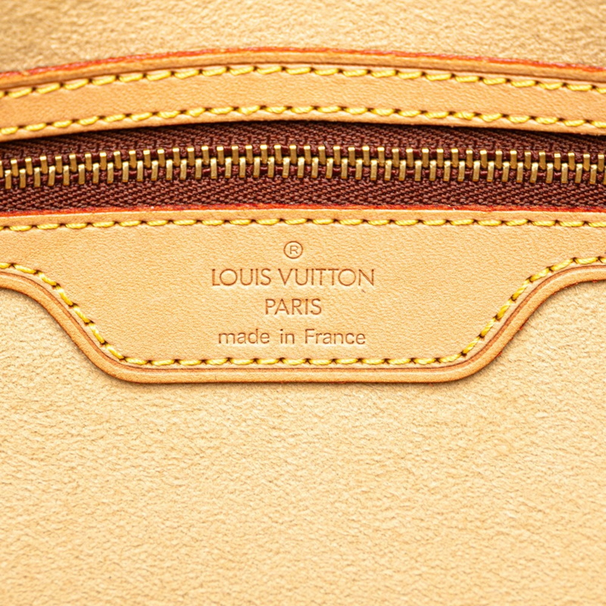 Louis Vuitton Monogram Brown Pvc Leather Handbag Shoulder Bag (Pre-Owned)