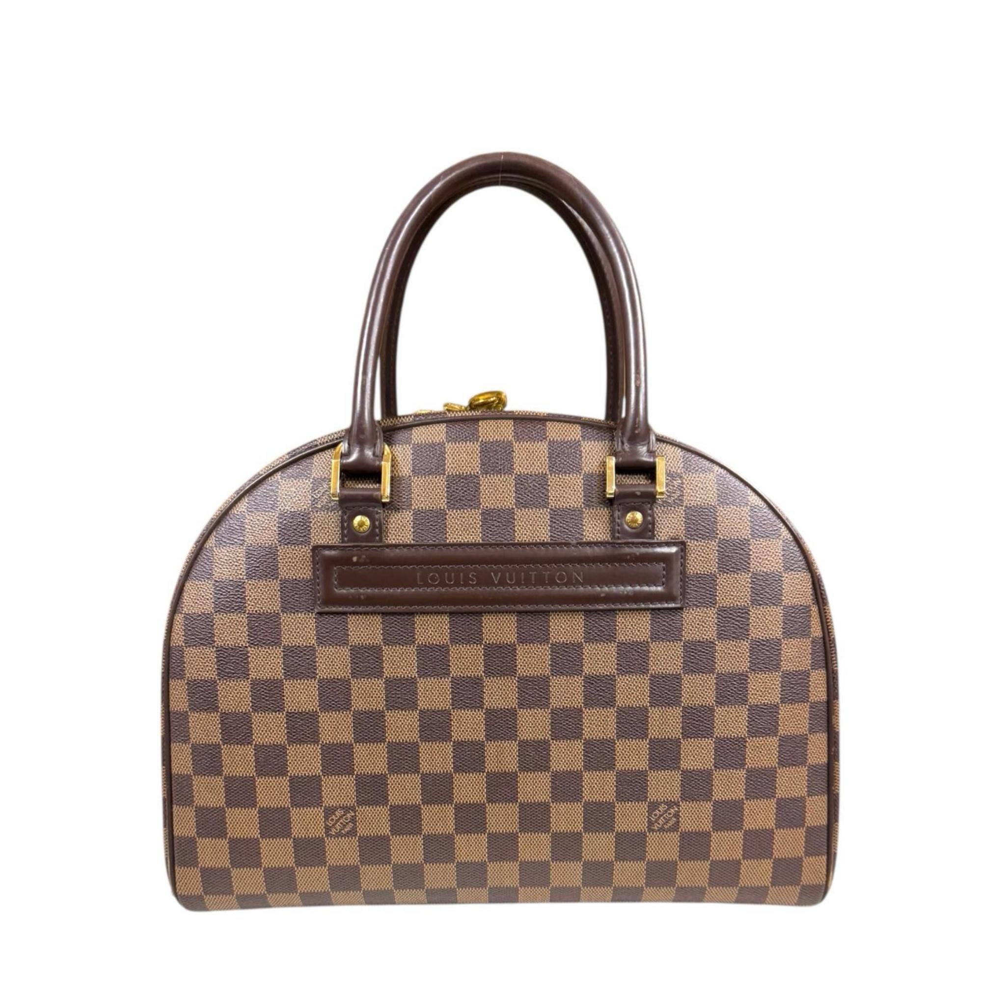 Louis Vuitton Brown Damier Canvas Handbag (Pre-Owned)