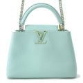 Louis Vuitton Light Blue Leather Handbag Shoulder Bag (Pre-Owned)