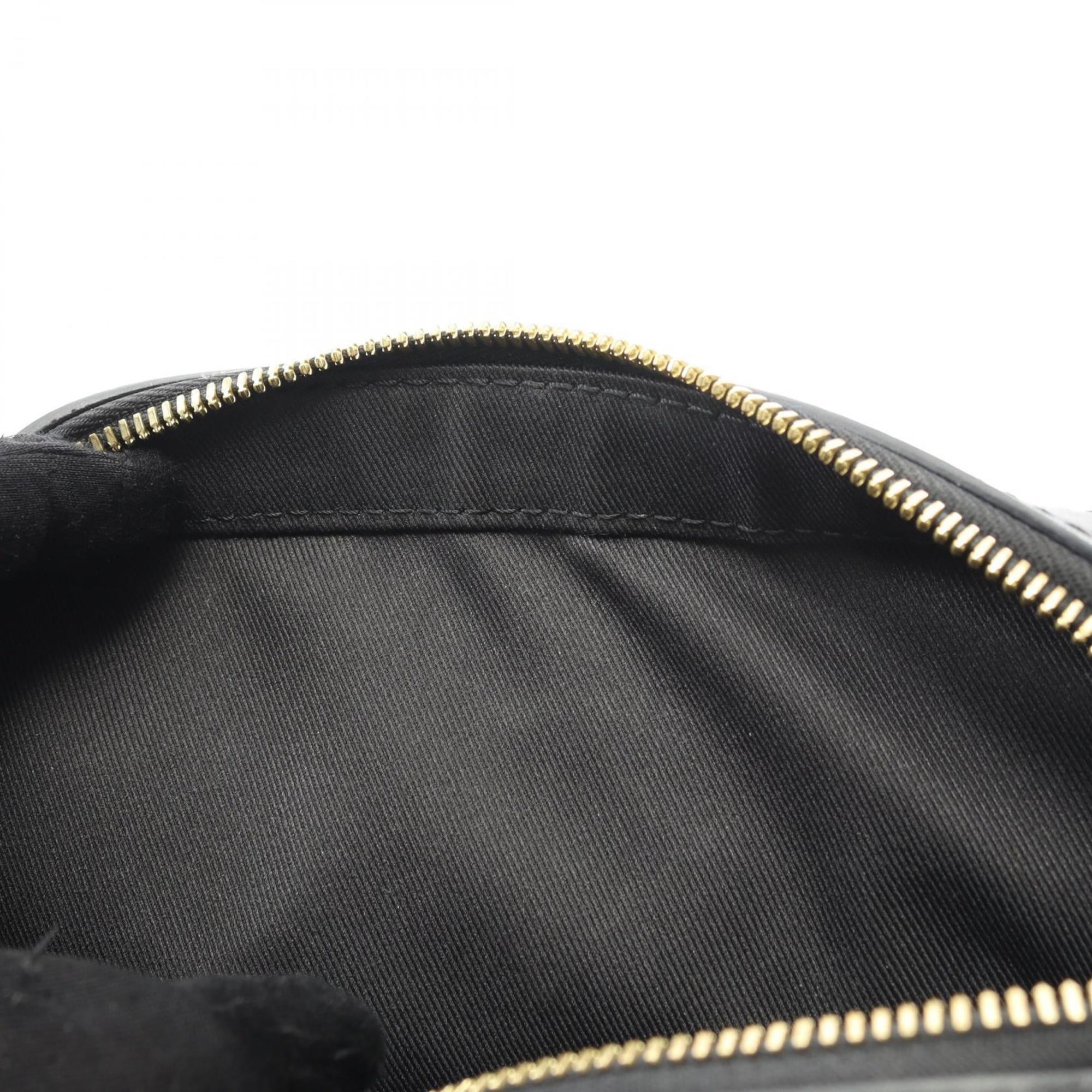 Louis Vuitton Black Brown Noir Coated Canvas Leather Shoulder Bag (Pre-Owned)