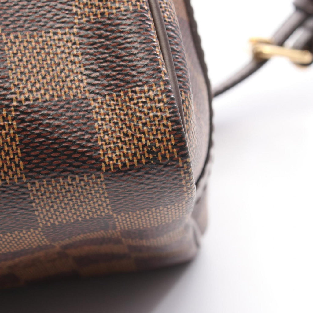 Louis Vuitton Brown Ebene Coated Canvas Leather Handbag (Pre-Owned)