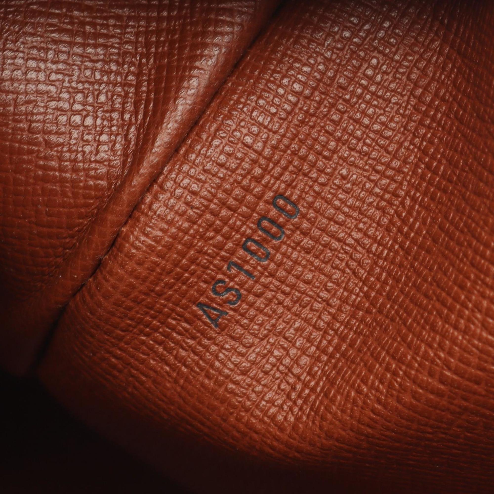 Louis Vuitton Brown Monogram Coated Canvas Leather Shoulder Bag (Pre-Owned)