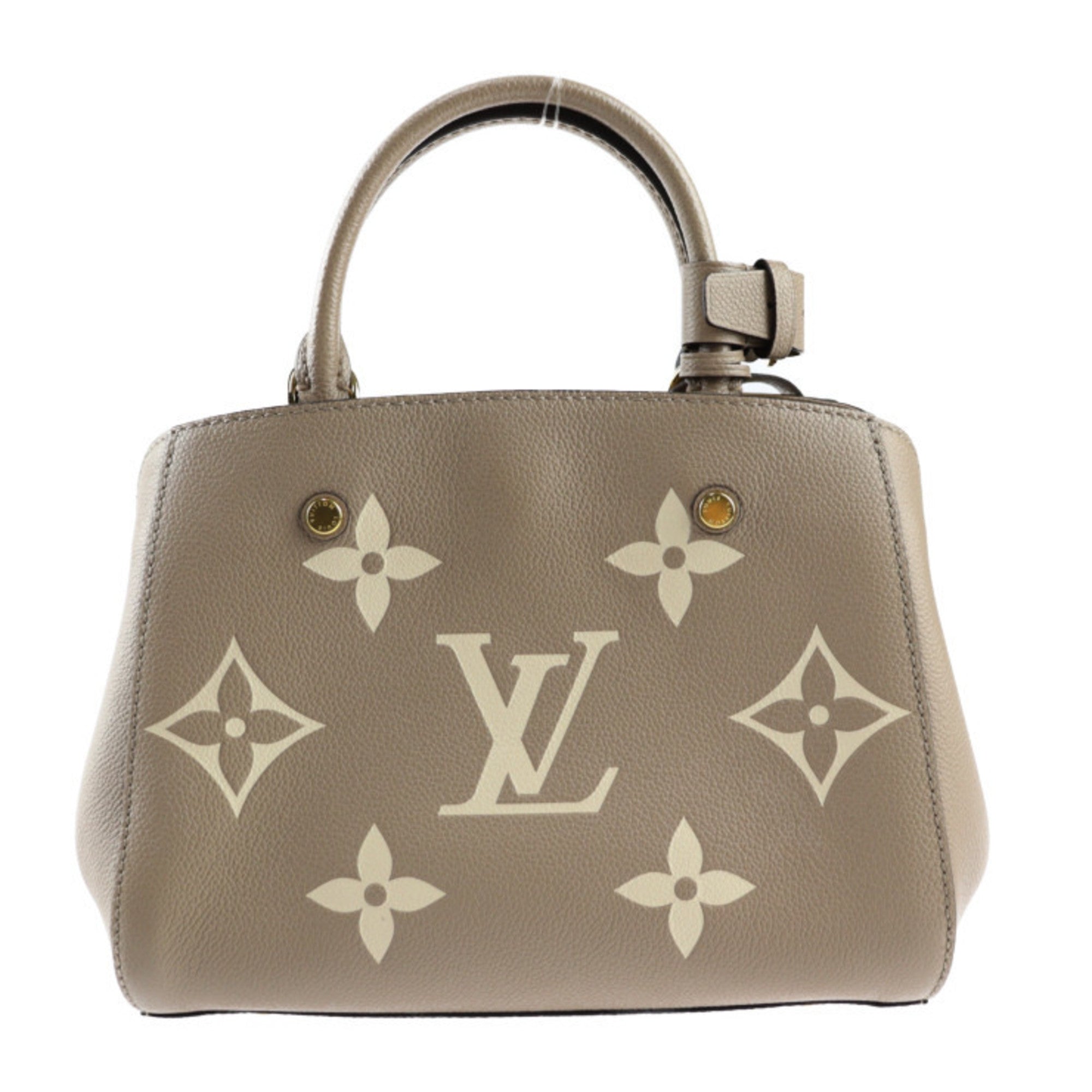 Louis Vuitton Tourterelle Monogram Empreinte Handbag Shoulder Bag Tote Bag (Pre-Owned)