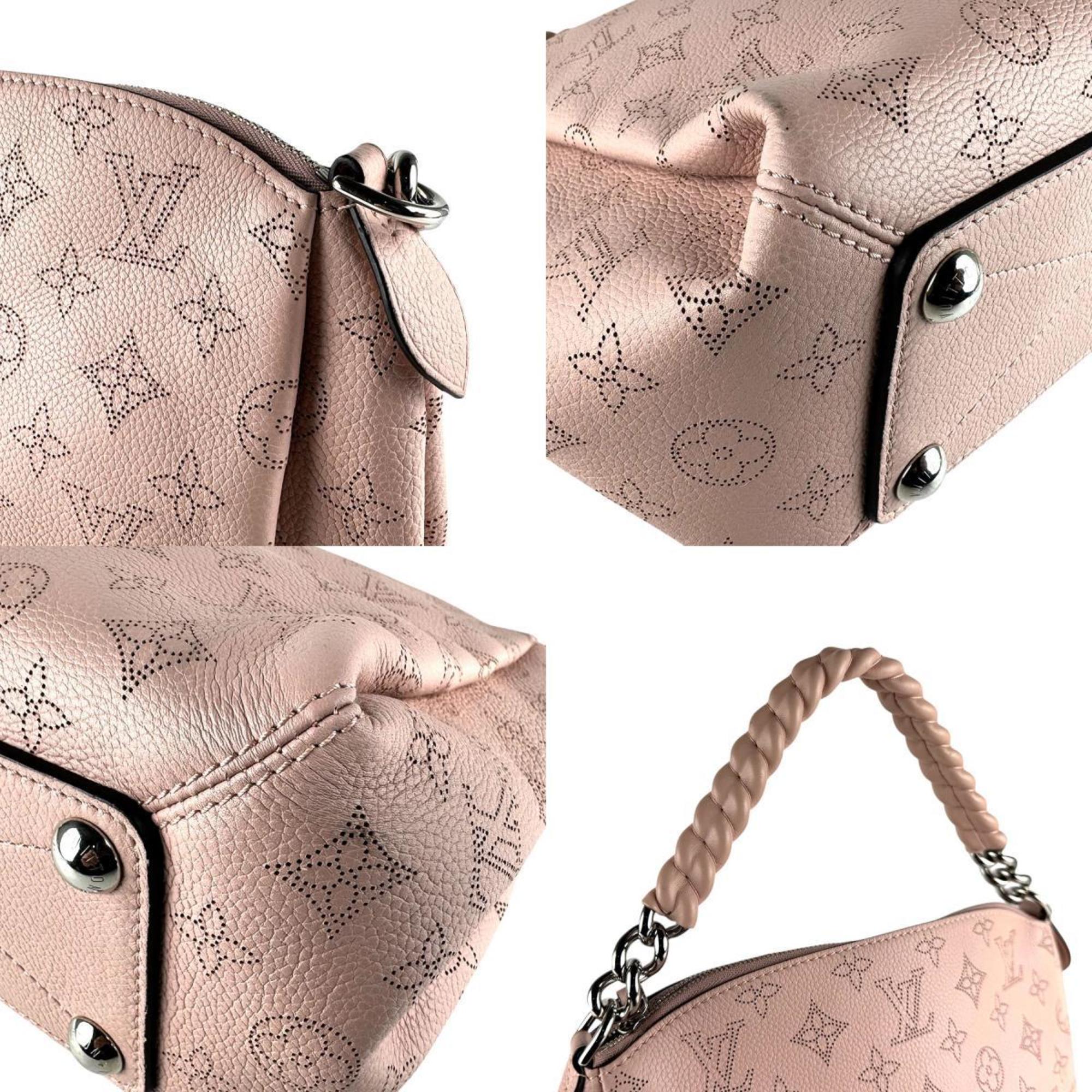 Louis Vuitton Magnolia Mahina Leather Handbag Shoulder Bag (Pre-Owned)