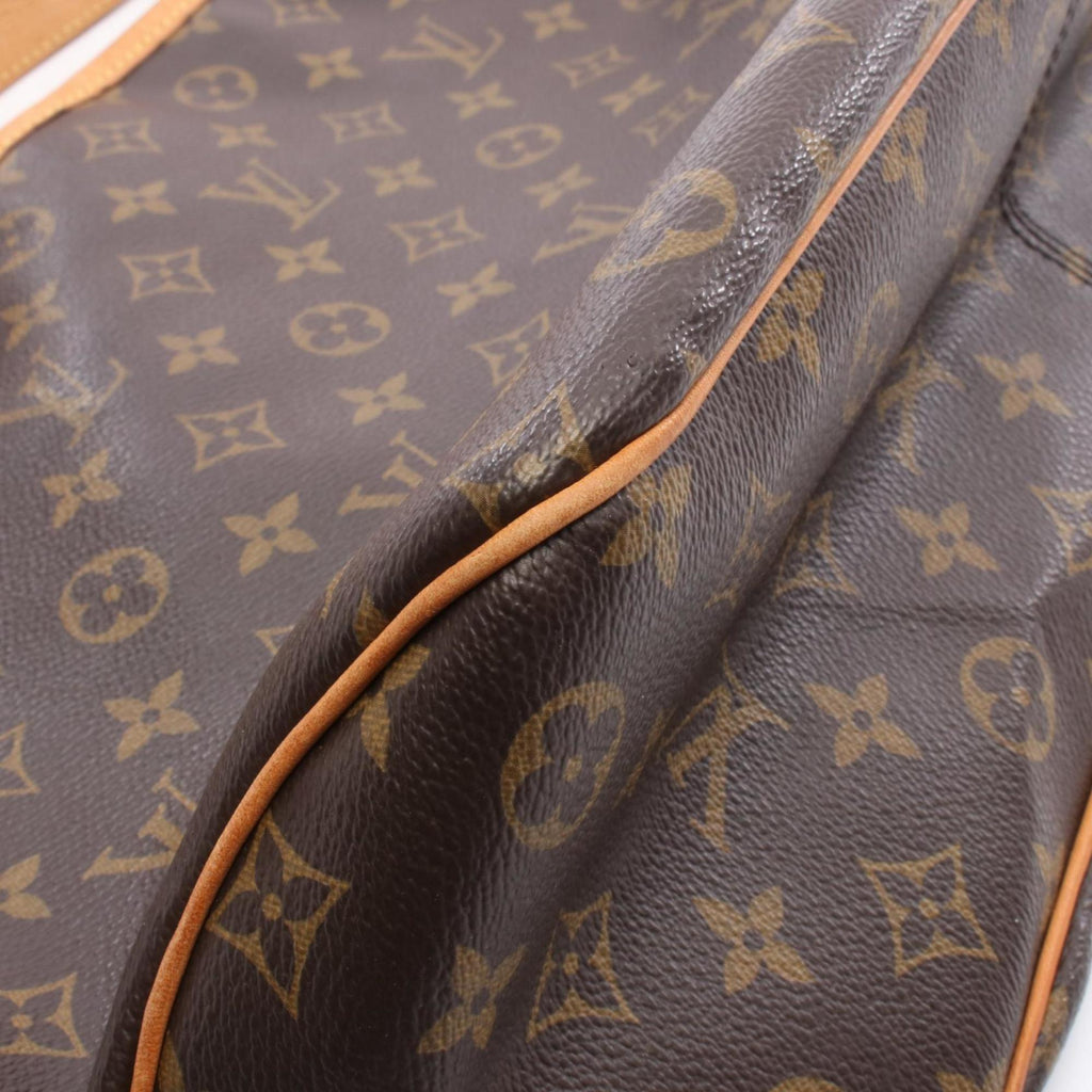 Louis Vuitton Brown Monogram Coated Canvas Leather Shoulder Bag (Pre-Owned)