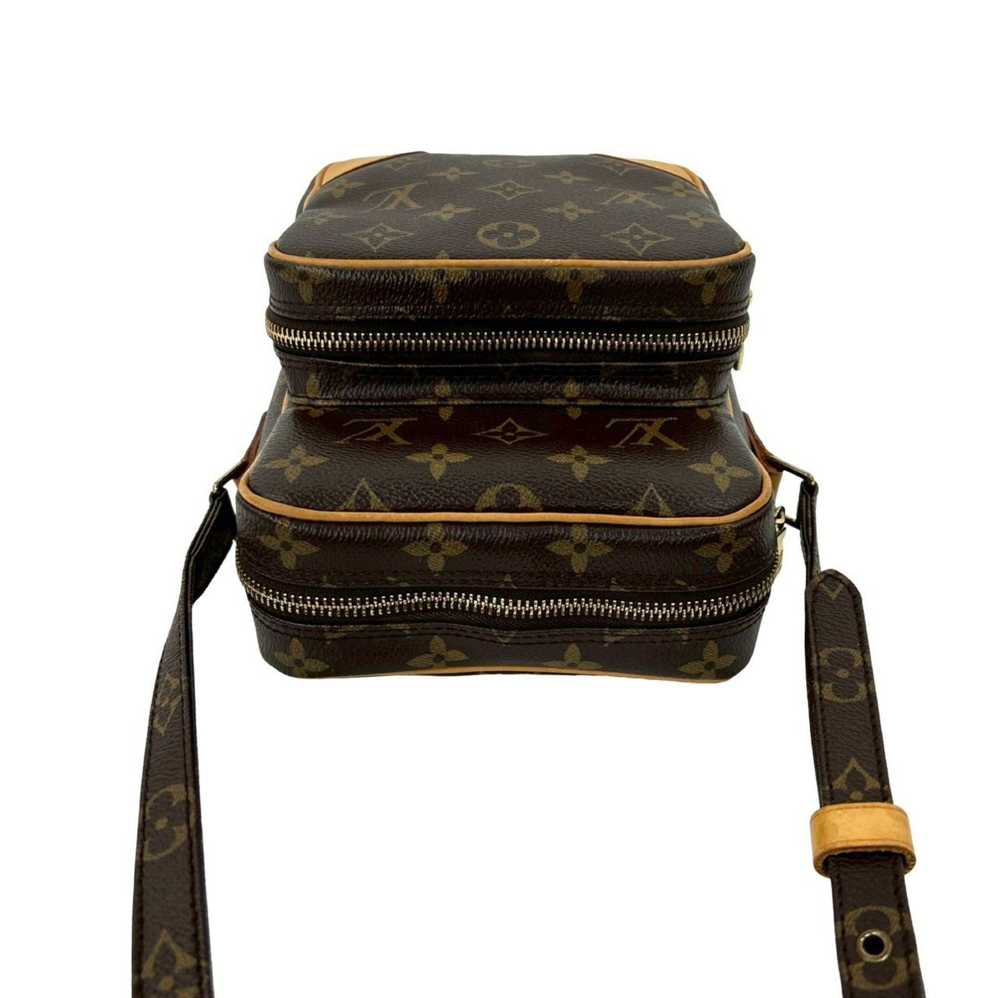 Louis Vuitton Brown Leather Pvc Pochette Shoulder Bag (Pre-Owned)