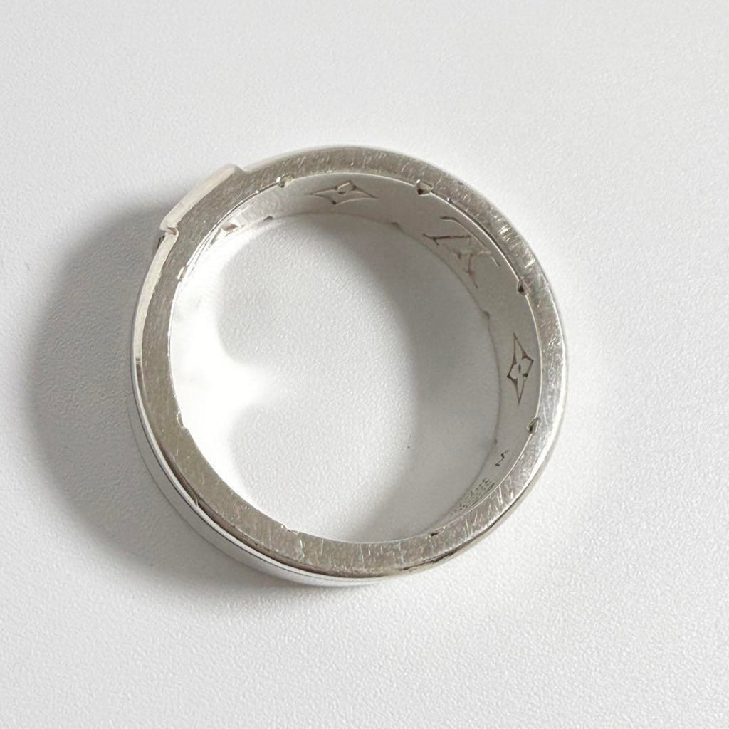 Louis Vuitton Silver Silver 925 Band Ring (Pre-Owned)