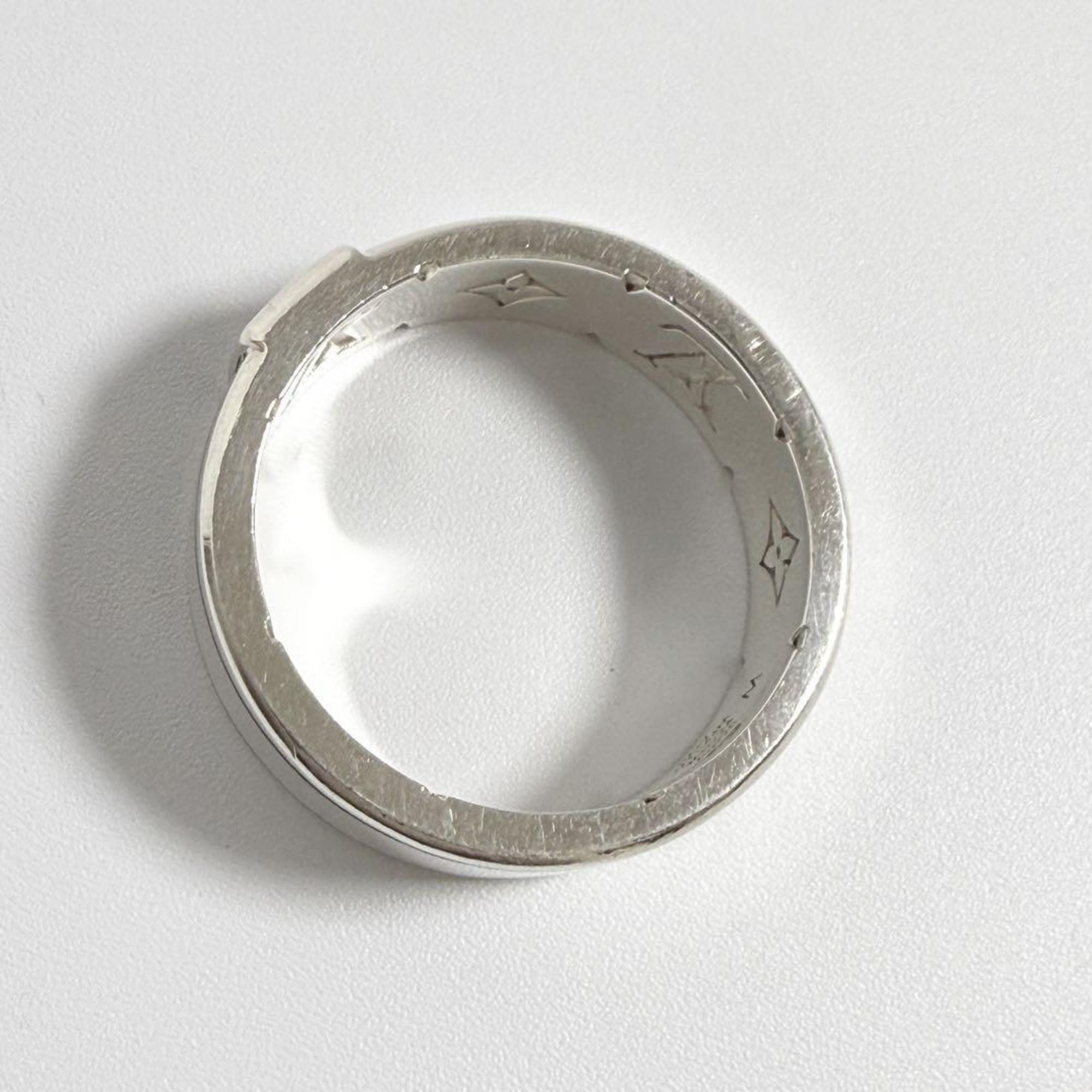 Louis Vuitton Silver Silver 925 Band Ring (Pre-Owned)