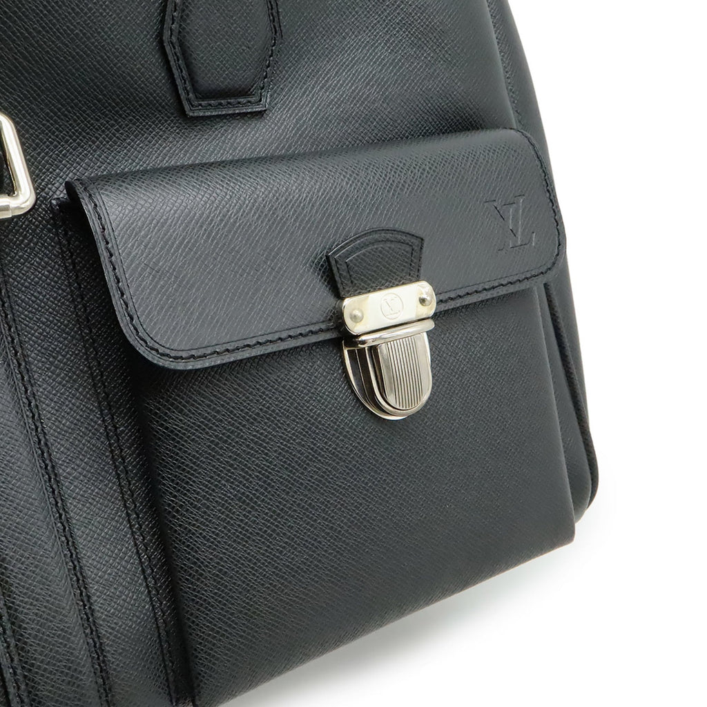 Louis Vuitton Taiga Ardoise Taiga Leather Boston Bag (Pre-Owned)