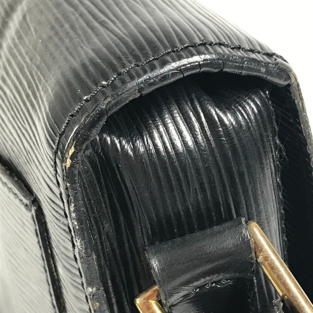 Louis Vuitton Black Noir Epi Leather Shoulder Bag (Pre-Owned)