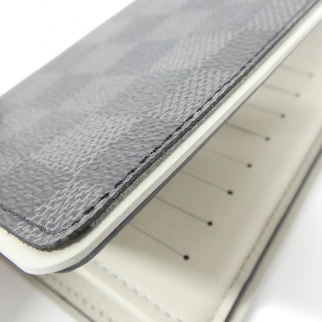 Louis Vuitton Damier Graphite Damier Graphite Gray Taupe Damier Graphite Long Wallet (Bi-Fold) (Pre-Owned)