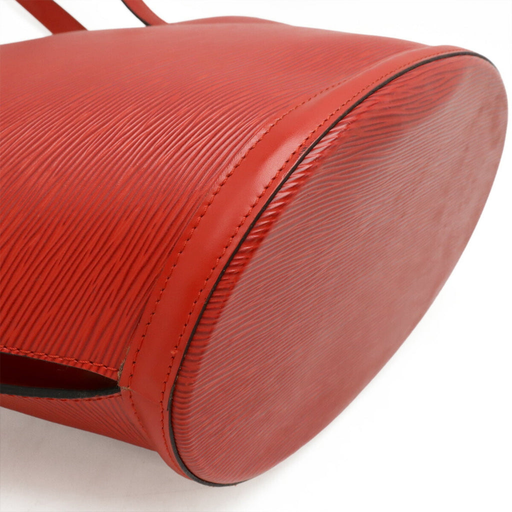 Louis Vuitton Castilian Red Epi Leather Shoulder Bag Tote Bag (Pre-Owned)