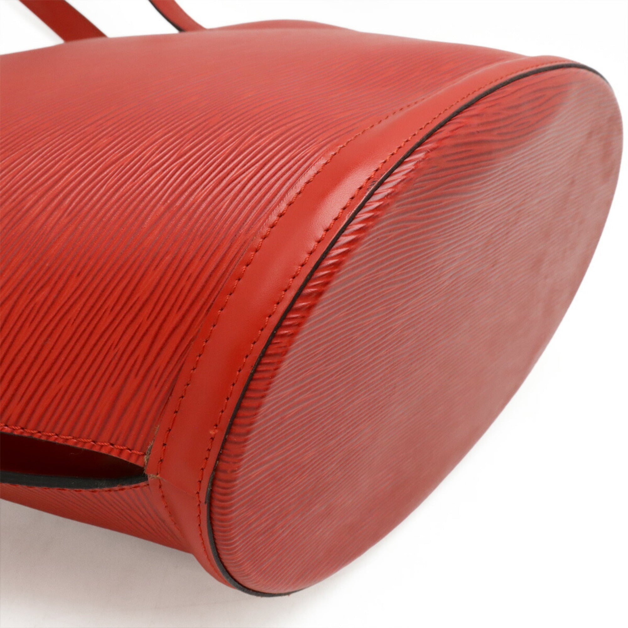 Louis Vuitton Castilian Red Epi Leather Shoulder Bag Tote Bag (Pre-Owned)