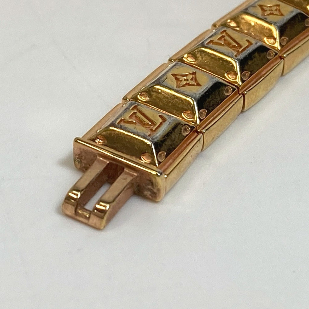 Louis Vuitton Gold Metal Tennis Bracelet (Pre-Owned)