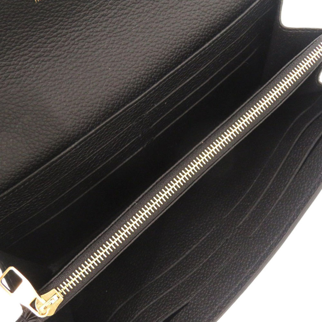 Louis Vuitton Monogram Empreinte Black Noir Monogram Empreinte Long Wallet (Bi-Fold) (Pre-Owned)
