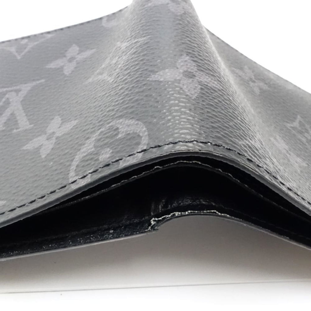 Louis Vuitton Monogram Eclipse Noir Monogram Eclipse Wallet (Bi-Fold) (Pre-Owned)