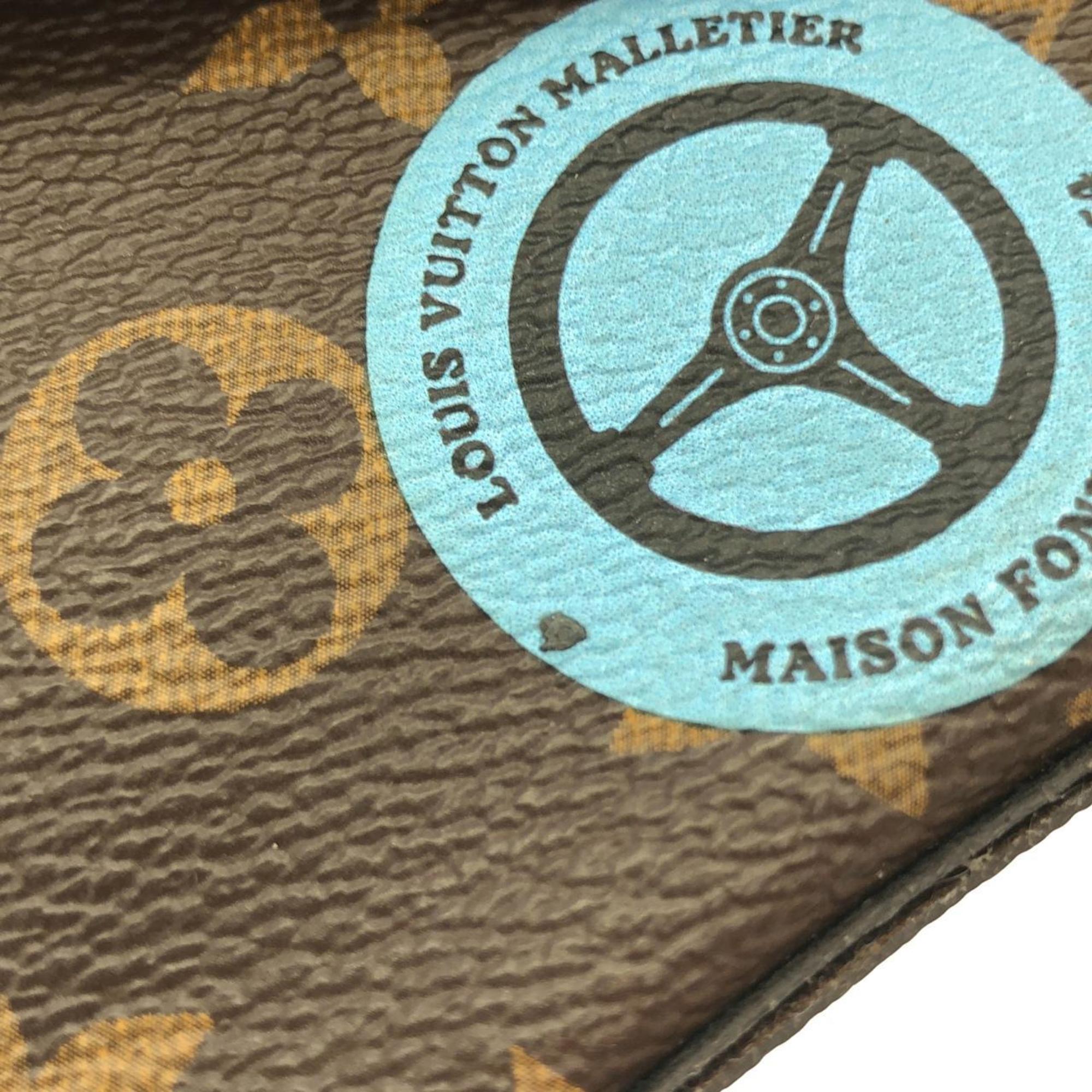Louis Vuitton Brown Coated Canvas Pochette Shoulder Bag (Pre-Owned)