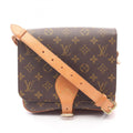 Louis Vuitton Brown Monogram Leather Shoulder Bag (Pre-Owned)