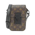 Louis Vuitton Black Marron Coated Canvas Shoulder Bag (Pre-Owned)