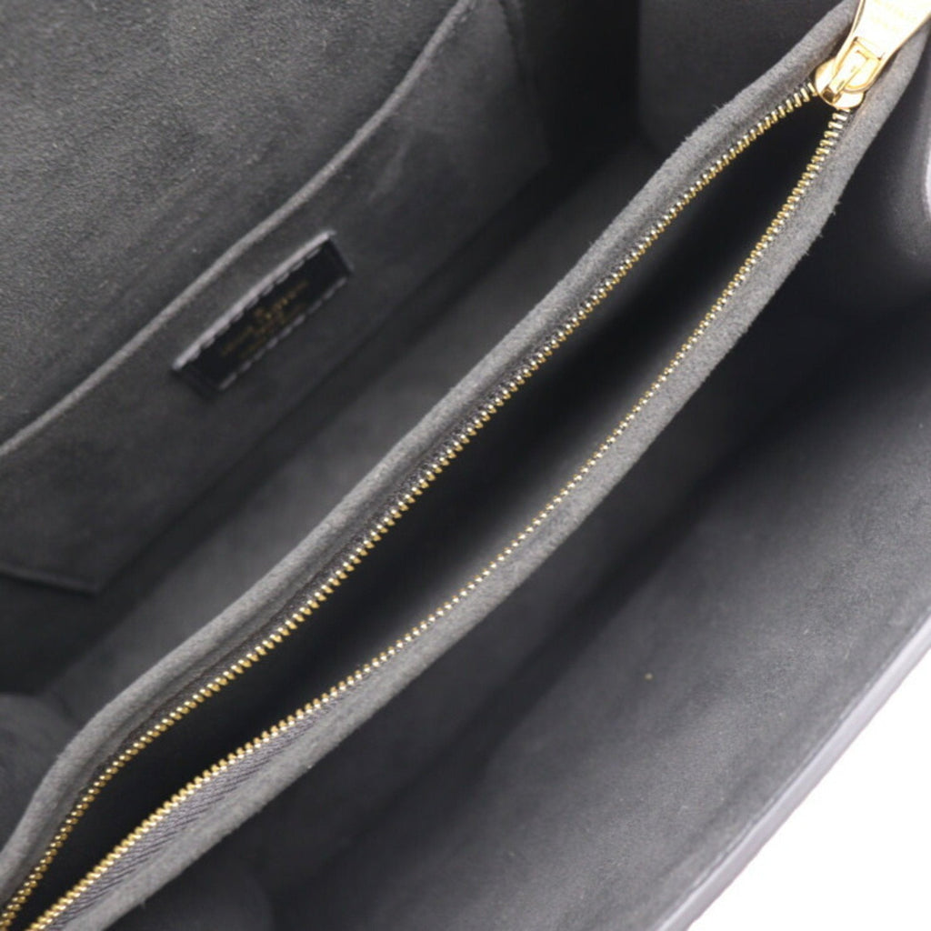Louis Vuitton Black Leather Pochette Shoulder Bag (Pre-Owned)