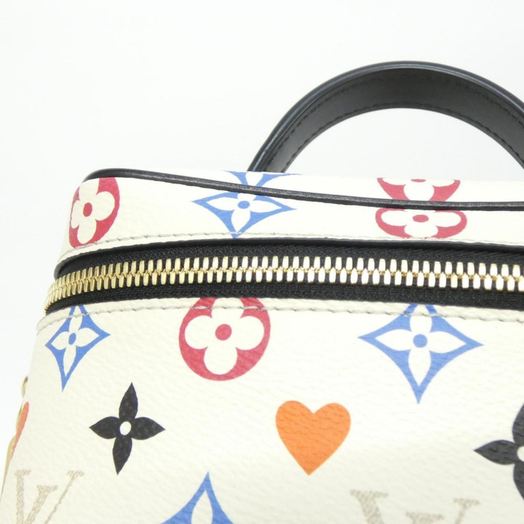 Louis Vuitton Monogram Blanc Coated Canvas Handbag (Pre-Owned)