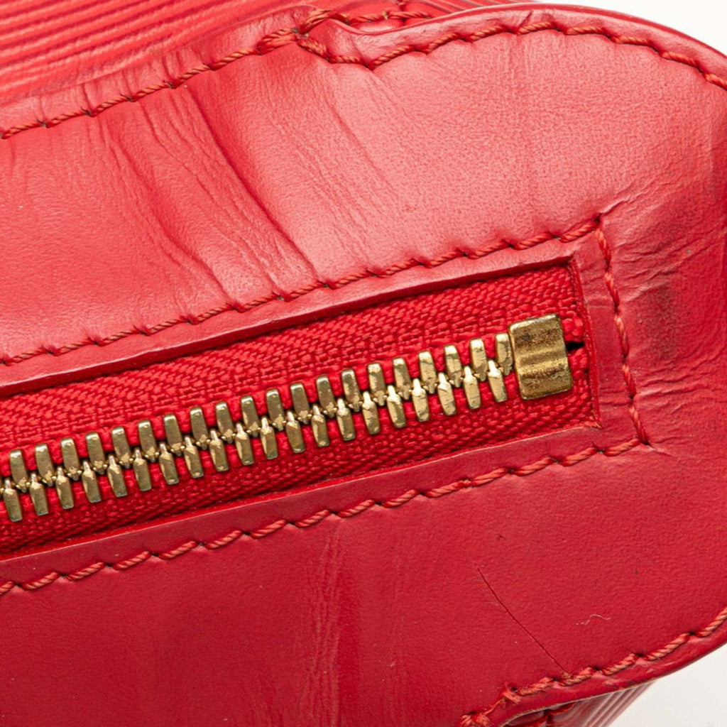 Louis Vuitton Red Color Rouge Leather Handbag Shoulder Bag (Pre-Owned)