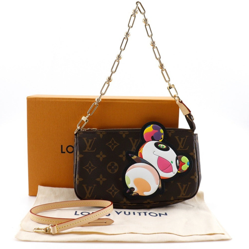 Louis Vuitton Brown Monogram Canvas Pochette Shoulder Bag (Pre-Owned)
