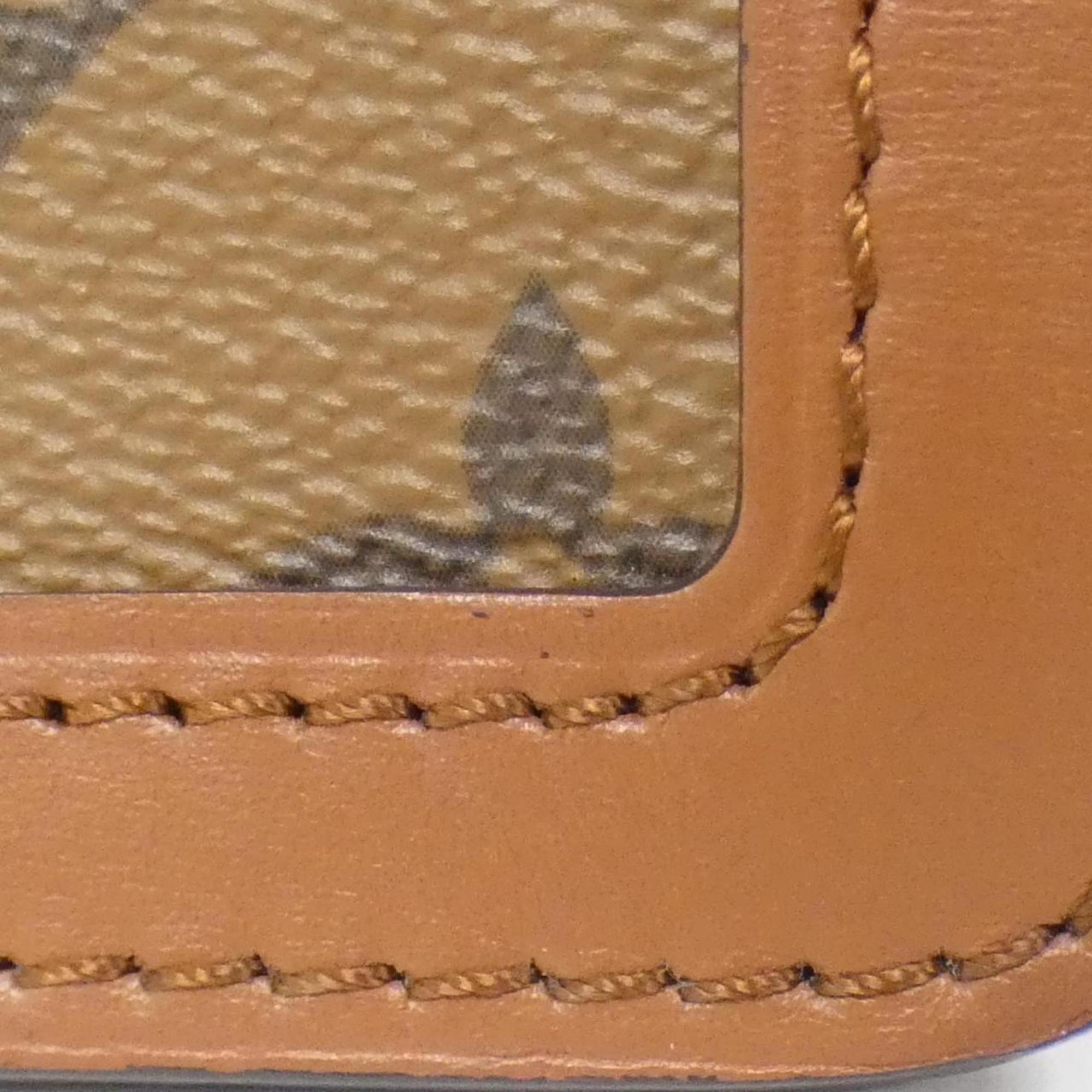 Louis Vuitton Brown Coated Canvas Shoulder Bag (Pre-Owned)
