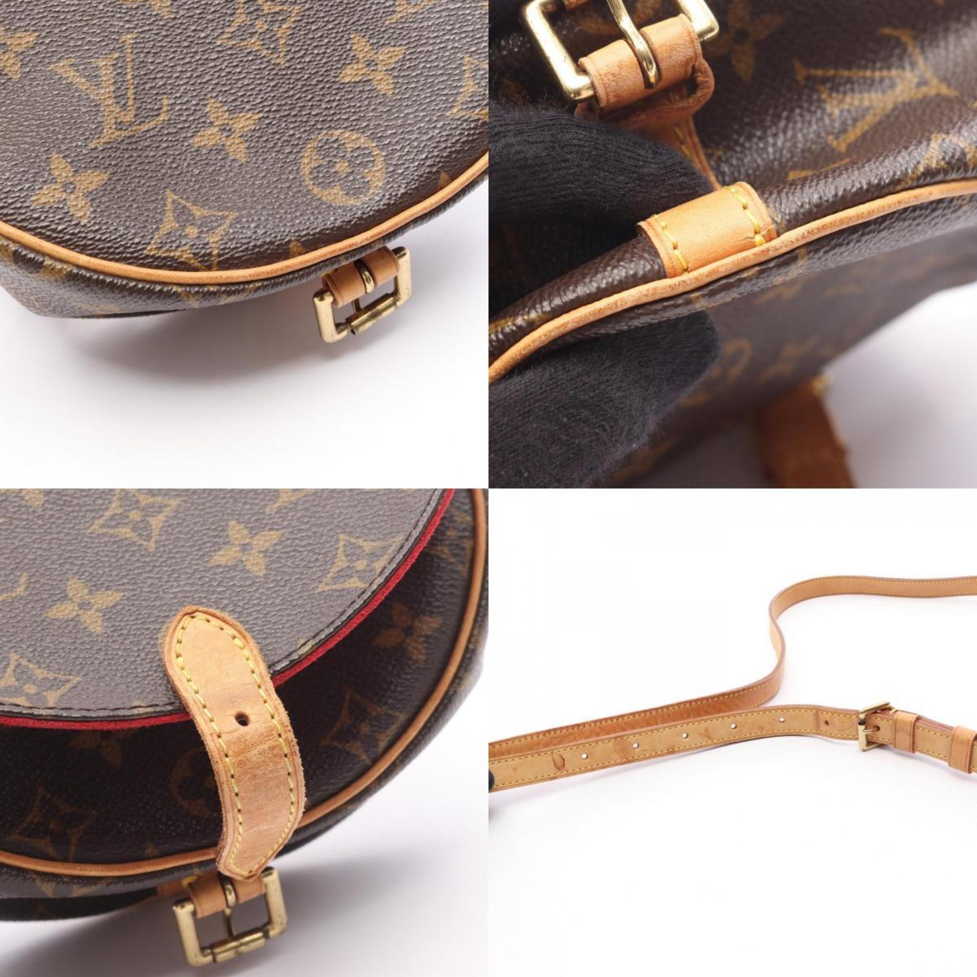 Louis Vuitton Brown Pvc Coated Canvas Leather Shoulder Bag (Pre-Owned)
