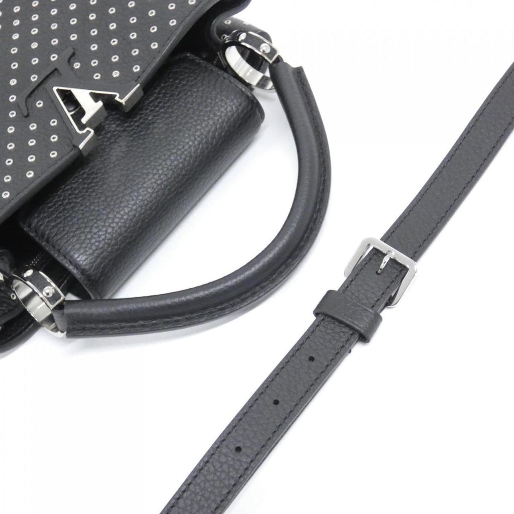 Louis Vuitton Black Leather Handbag (Pre-Owned)