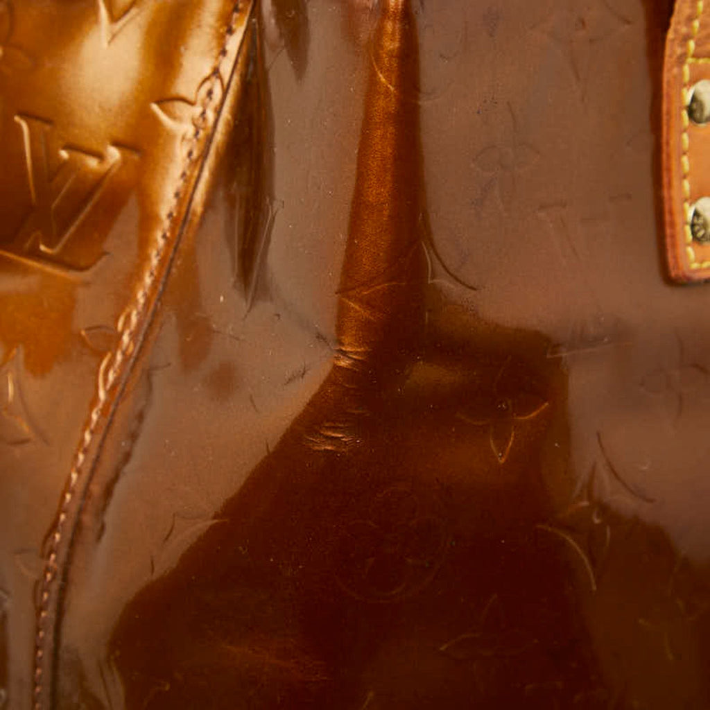 Louis Vuitton Bronze Brown Monogram Patent Leather Tote Bag (Pre-Owned)
