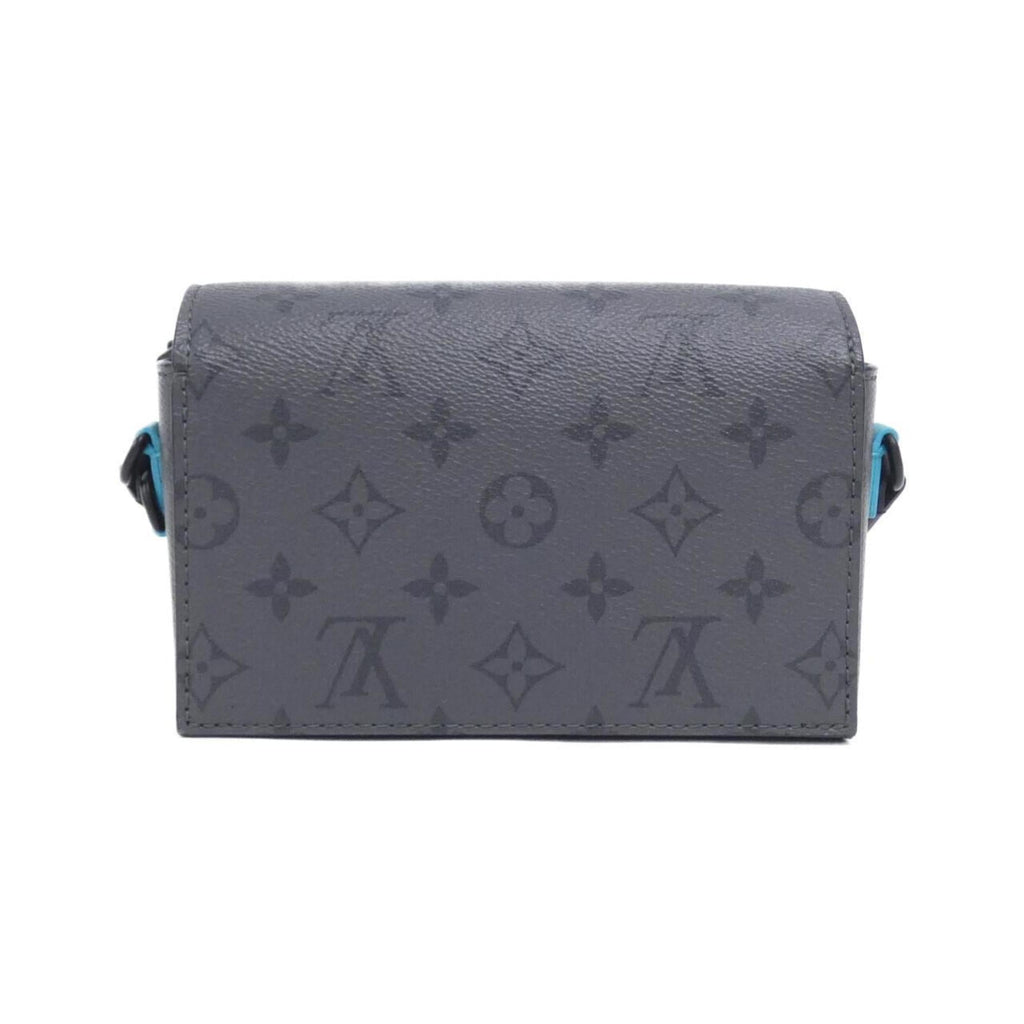 Louis Vuitton Black Coated Canvas Shoulder Bag (Pre-Owned)