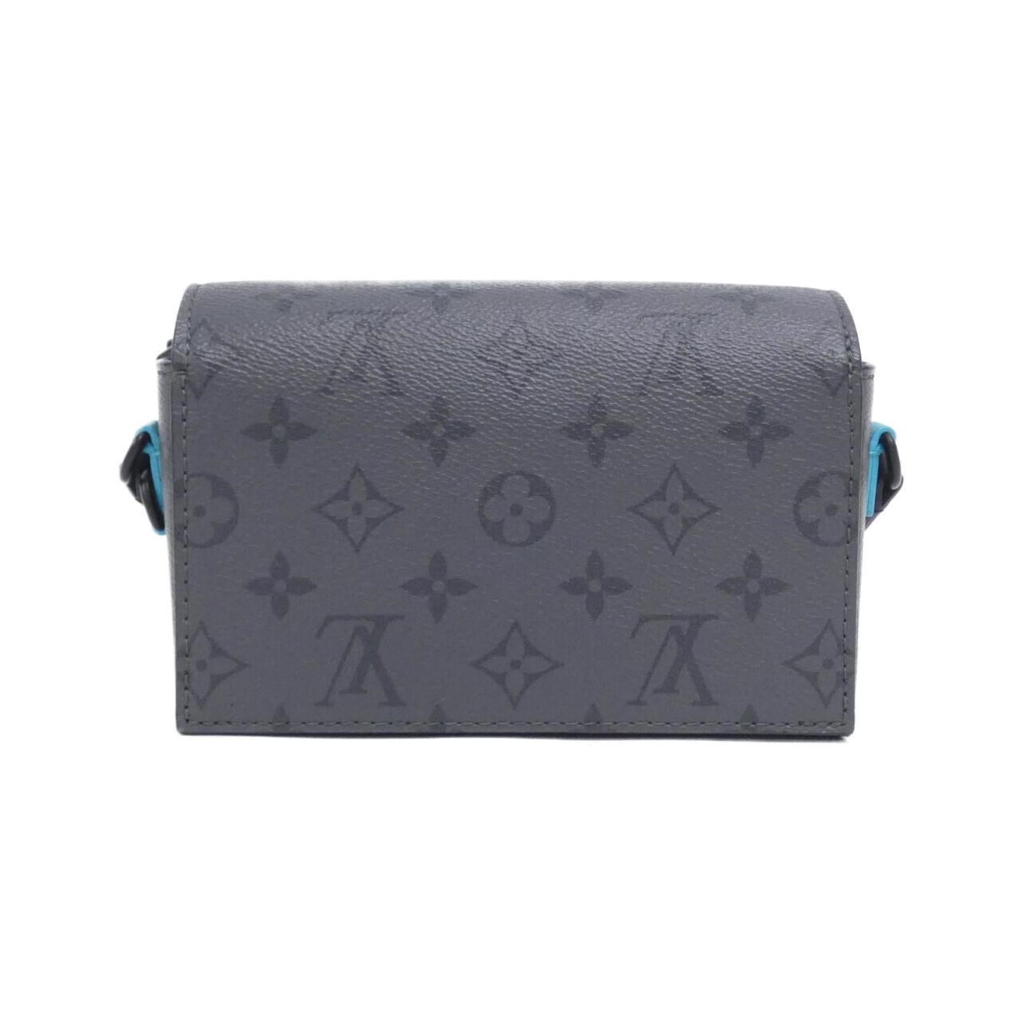 Louis Vuitton Black Coated Canvas Shoulder Bag (Pre-Owned)